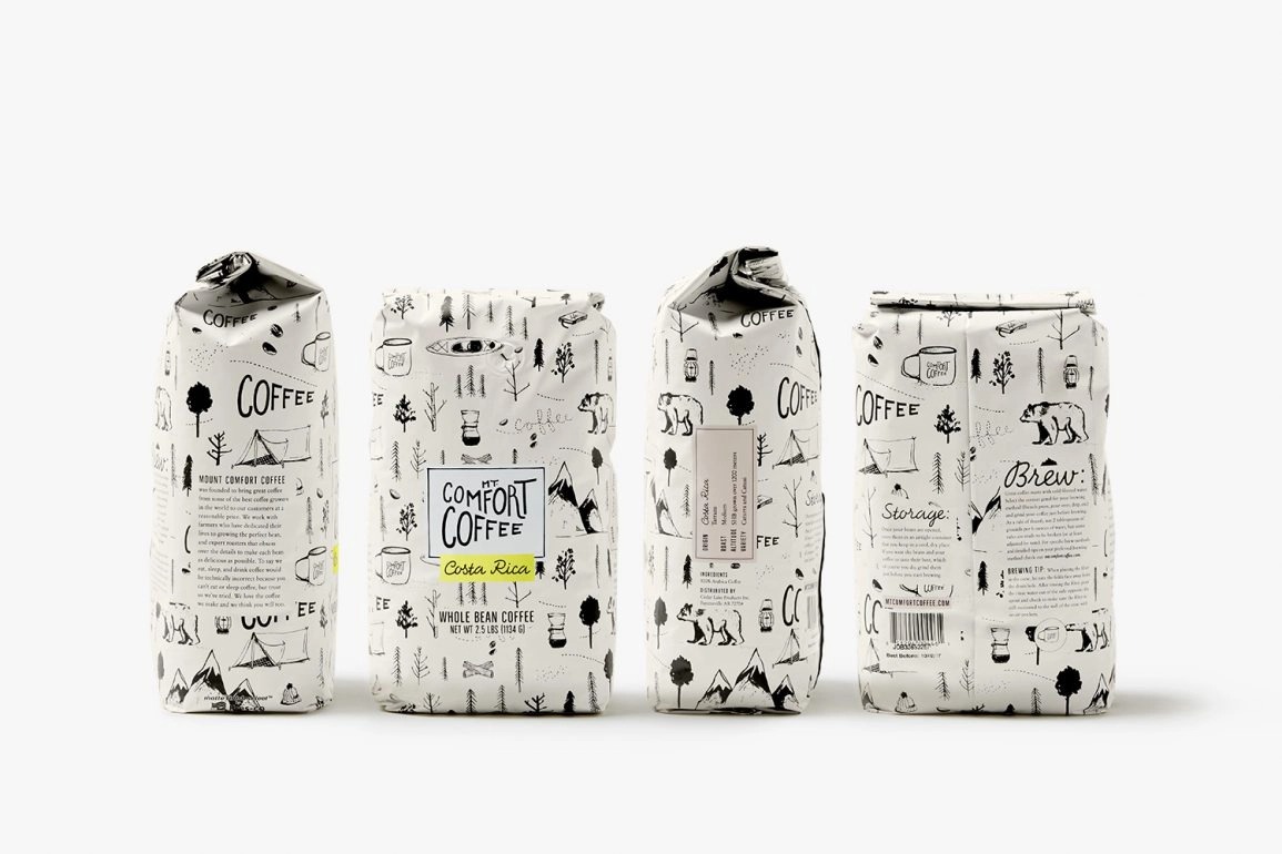 cool coffee packaging cool coffee bag designs