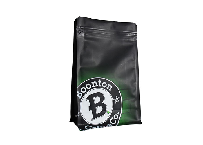 custom printed coffee packaging compostable coffee bags with valve and zipper