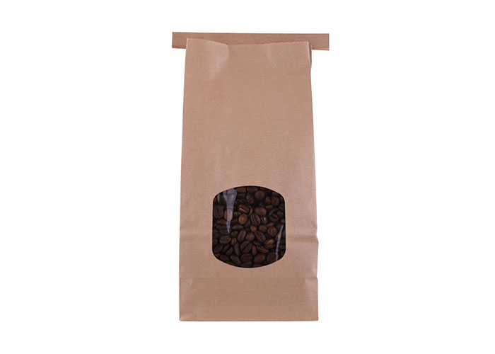 Biodegradable Coffee Pouches Customized Coffee Bags With Window