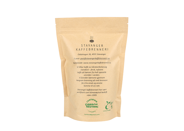 100 Compostable Coffee Bags With Valve Wholesale