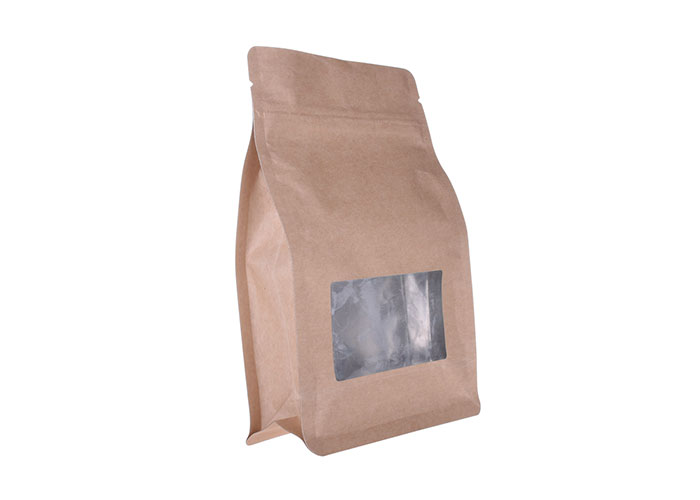 Biodegradable Coffee Pouches Customized Coffee Bags With Window