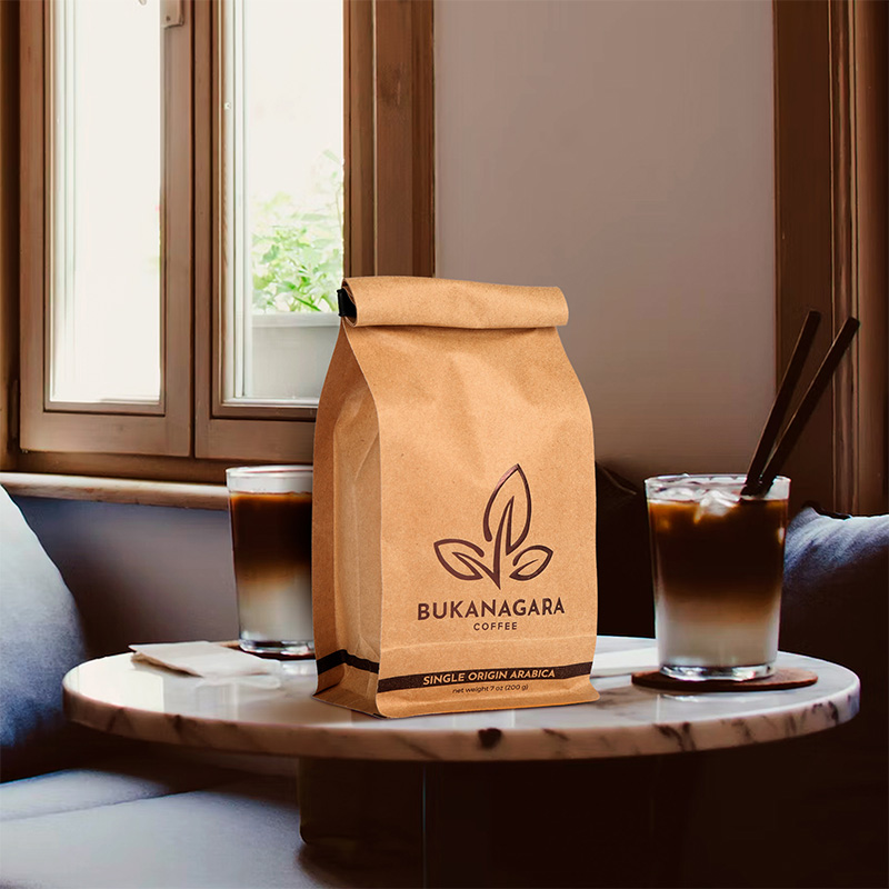 Biodegradable Coffee Bags with Valve Resealable Coffee Bags