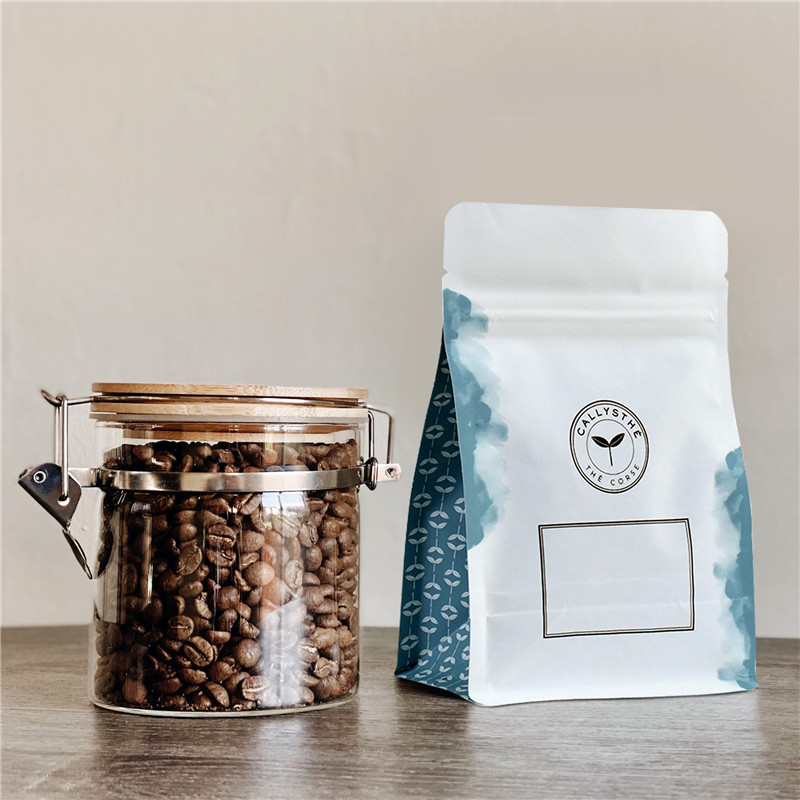 custom Factory Sale 250 gram Kraft Paper Coffee Bags with Valve Wholesale online