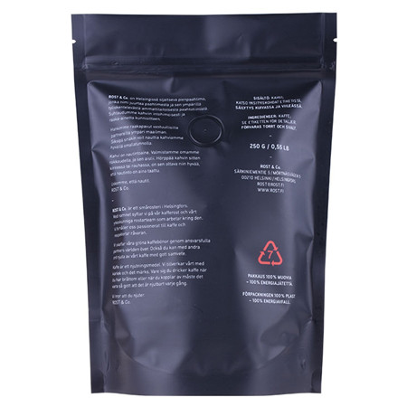 custom Eco-Friendly Zipper Seal Foil Coffee Bags Recyclable 12 Ounce Coffee Bags With Valve online