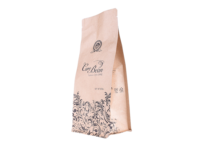 custom Best Premium Kraft Paper Plastic Zipper Coffee Bean Bags Packaging Design online