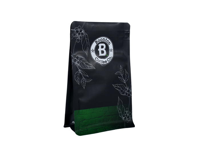 Most Popular Wholesale Smell Proof Black 500g Coffee Bag with Zipper