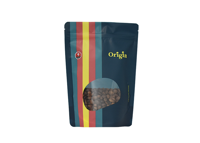 Zipper Top Custom Printed Plastic Ziplock Coffee Bags with Logo