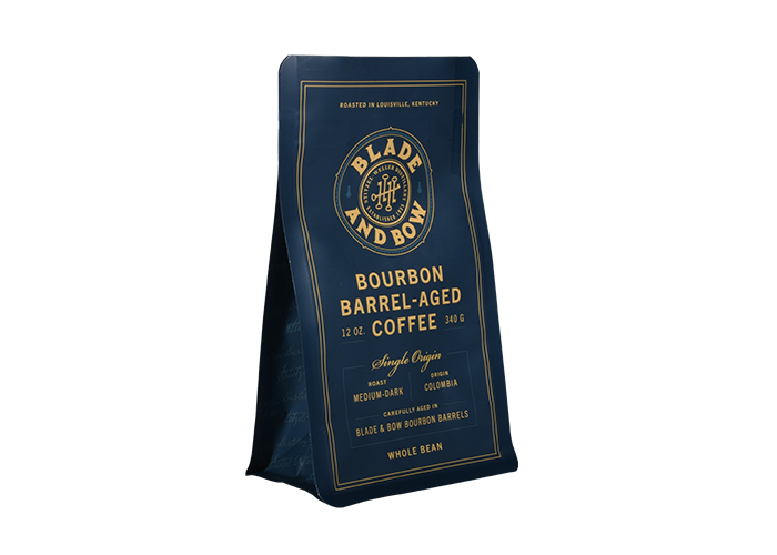 Factory Price Custom Foil Lined Zipper Stand Up Flat Bottom Coffee Pouch Bag