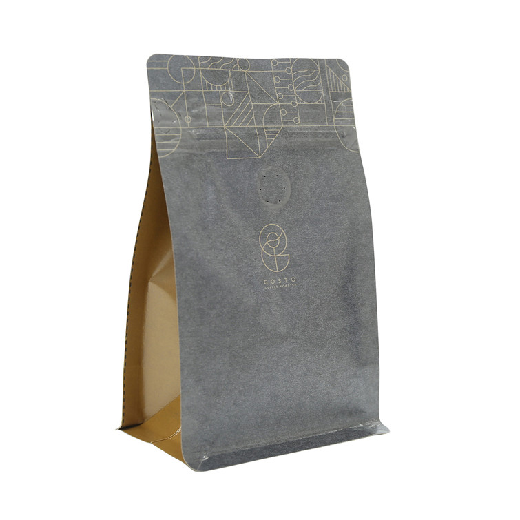 custom Half Pound Large Bag Of Coffee Beans Cheap Flat Bottom Coffee Bags online