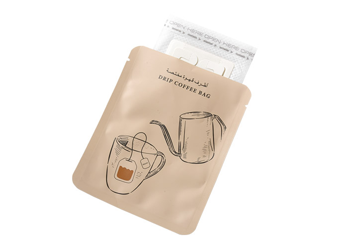 custom Wholesale Small Flat Plastic Organic Coffee Single Serve Bags online