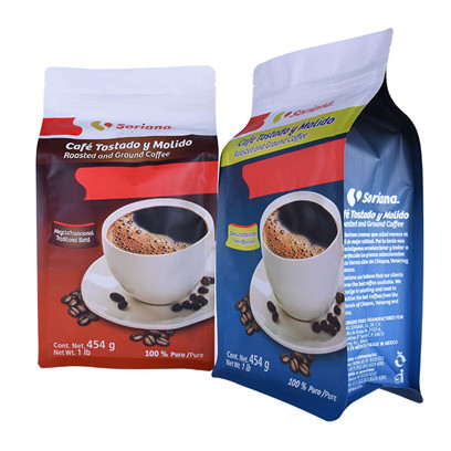 Wholesale Biodegradable Paper Cheap Flat Bottom Coffee Bags