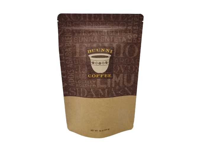 custom Wholesale Custom Size Kraft Paper Stand Up Pouch Coffee Bag with Valve online