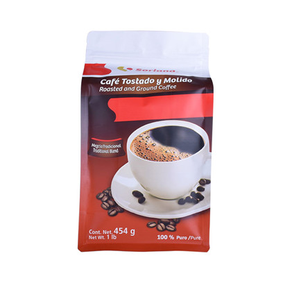 Wholesale Biodegradable Paper Cheap Flat Bottom Coffee Bags