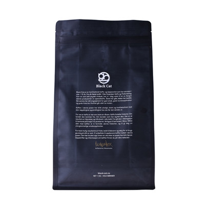 Black Matte 1 Lb Foil Coffee Bags Recyclable