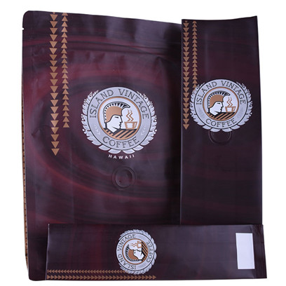 custom Supplier One Pound Foil Gusseted Coffee Bags online