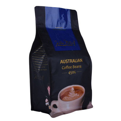 custom Resealable Coffee Bag Aluminum Foil With Dagassing Valve online