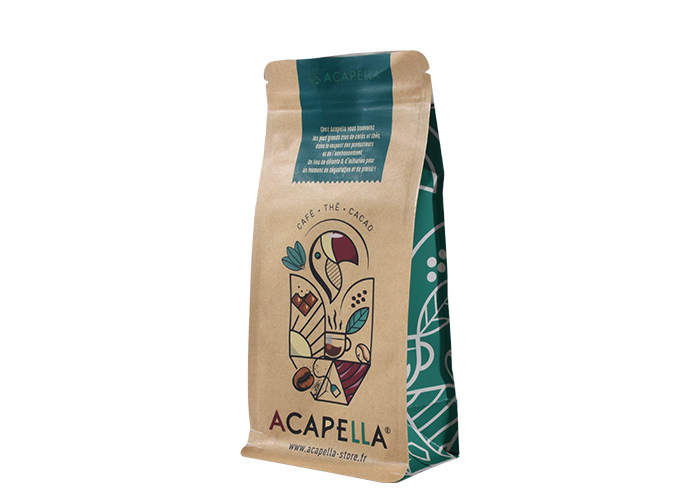 High Quality Upright Digitally Printed Coffee Bags with Valve and Zipper