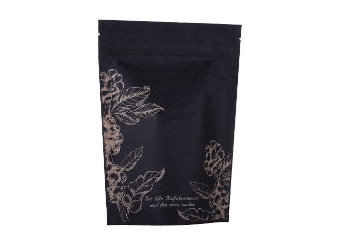 custom Eco Friendly PLA Plastic Stand Up Ziplock Biodegradable Coffee Pouches online