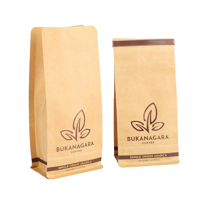 custom Types of Kraft Paper Coffee Bags online