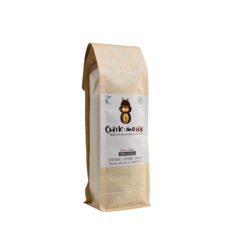 custom Finish Effect for Kraft Paper Coffee Bags online