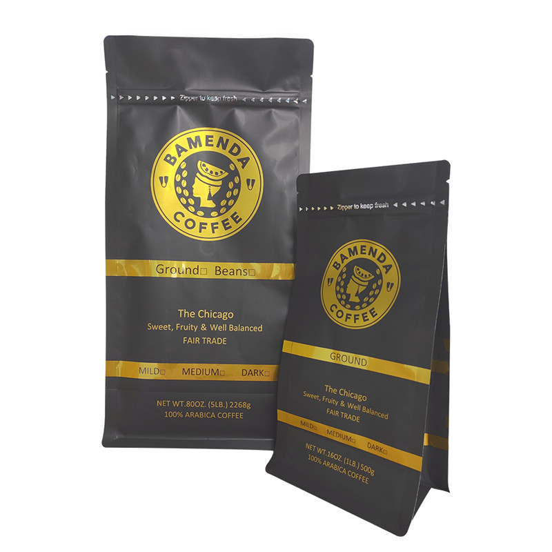 Finish Effect for Kraft Paper Coffee Bags