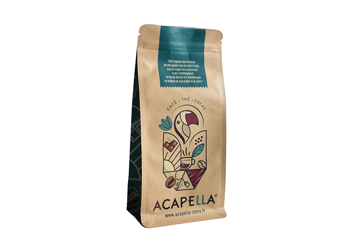 custom Custom Logo Printed Eco Friendly 100 Compostable 12 Oz Coffee Bags With Valve online