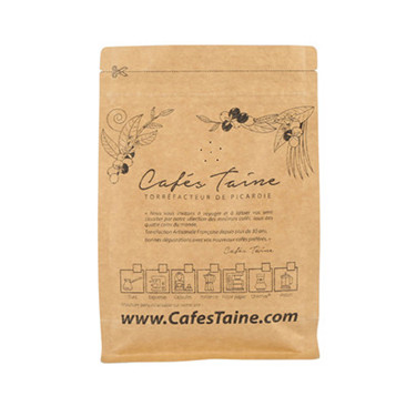 custom Coffee Packaging Custom Printed Flat Bottom Side Gusset Coffee Bags With Gusset online