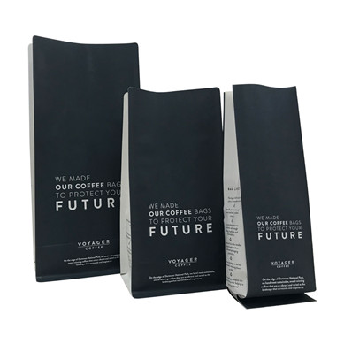 good quality eco-friendly kraft paper custom coffee packing bags with logo wholesale