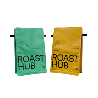 Food Grade Aluminum Foil Coffee Bags With Tin Tie