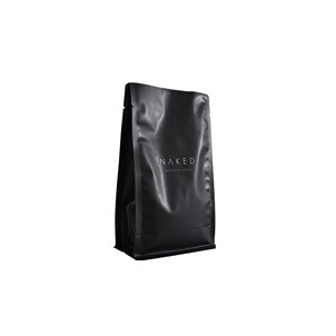 Shaped Stand-Up Windowed Custom Printed  Aluminum Coffee Bags With Foil Barrier