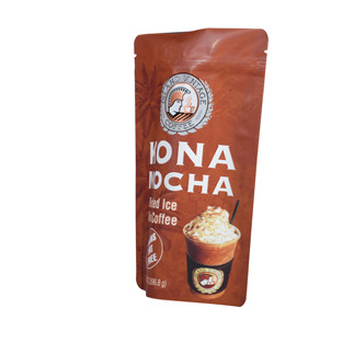 Ziplock Metallic Custom Printed Mylar Coffee Bags With Various Finishes