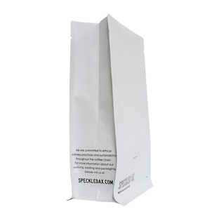 Side Gusset Flat Bottom Printed Stand-Up Zipper Coffee Bags With Tin Tie