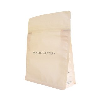 Starch-Based Natural Compostable Coffee Bags With Water-Based Coating