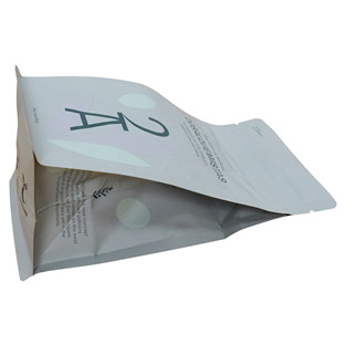 Stand Up Compostable PLA Plastic Free Coffee Bags Eco Friendly