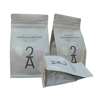 good quality Stand Up Compostable PLA Plastic Free Coffee Bags Eco Friendly wholesale