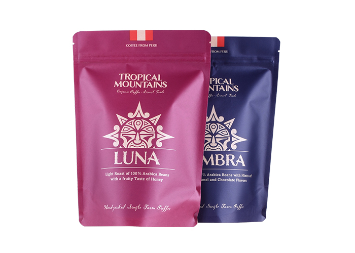 Cheap Custom Design Printed Personalized Colored Coffee Bags Near Me