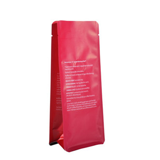 Glossy Gusseted PET Gusseted Bottom Coffee Bags With Tin Tie