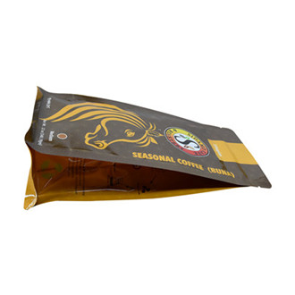 Resealable Gusseted Coffee Bags With Degassing Valve