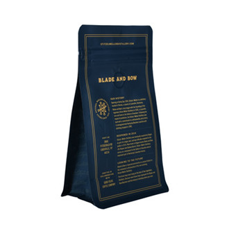 Printed Gusset Bottom Coffee Bags With Expandable Bottom