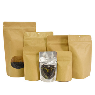 Wholesale Eco-Friendly Windowed Coffee Bags With Valve