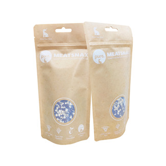 Food-Grade Heat Sealable Windowed Coffee Bags With Tin Tie Closure