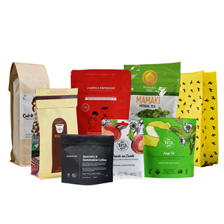 custom MST Pack Tea Packaging with Colorful Digital Printed Biodegradable Bags online