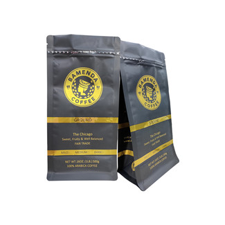 5Kg 1Lb 250G Ziplock Kraft Paper Foil-Lined Coffee Packaging Bags