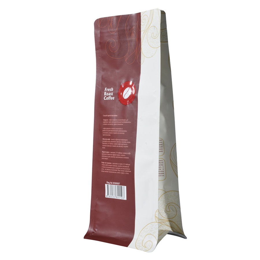 Espresso Blend Commercial Retail-Ready Quad Seal coffee Bags