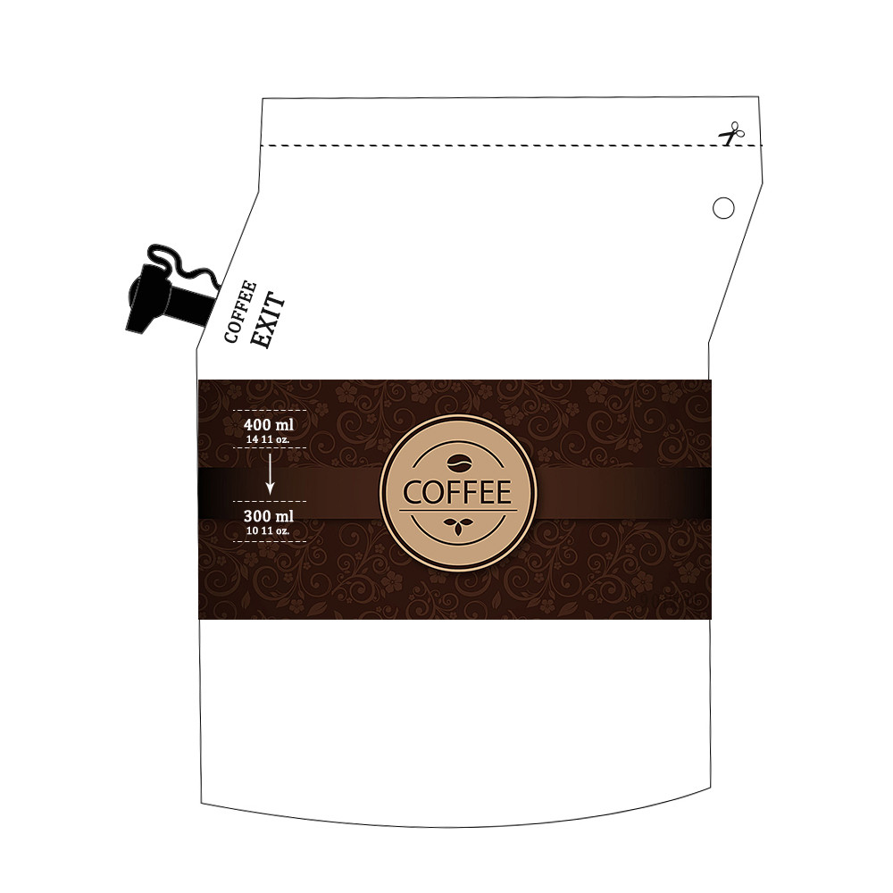 Dual-Layered Filtering Airtight Seal Built-In Filter Drip Coffee Bags