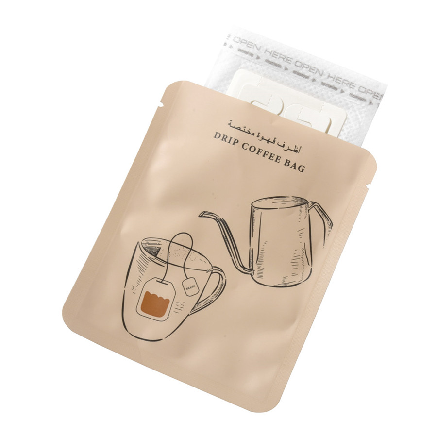 Aroma-Locking Espresso Drip Camping Grounds Coffee Pouches