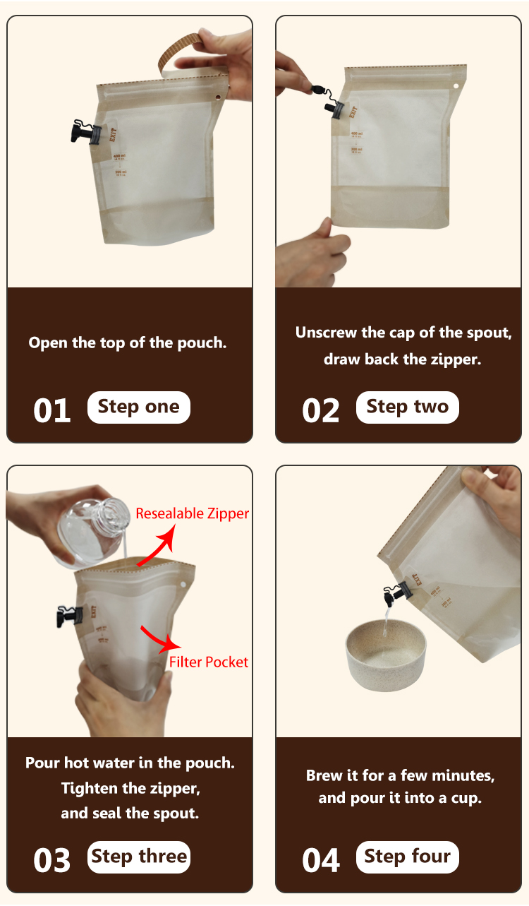 individual coffee bags